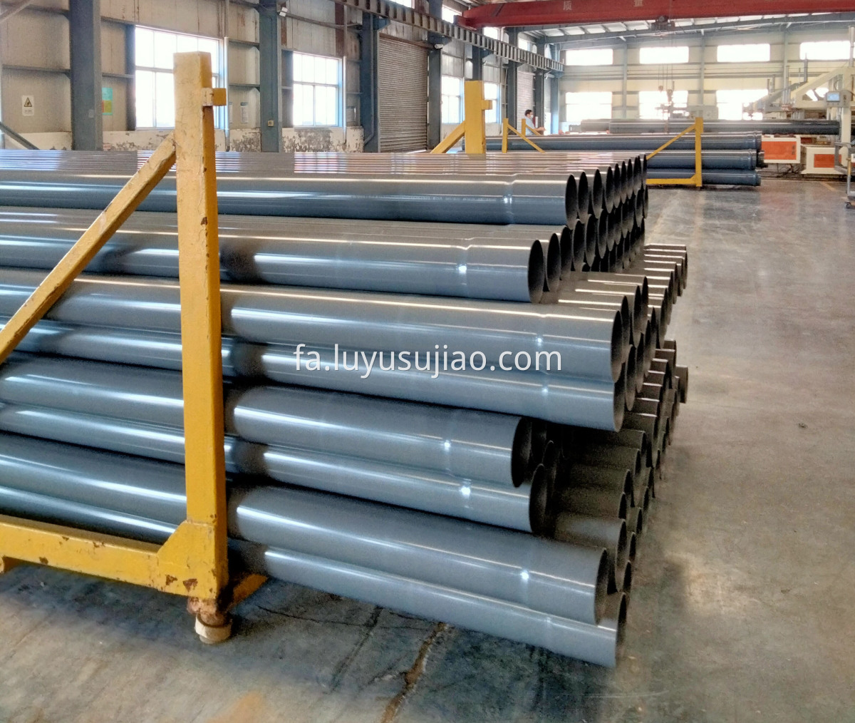 خط لوله مدفون PVC-U PVC-U buried pipeline